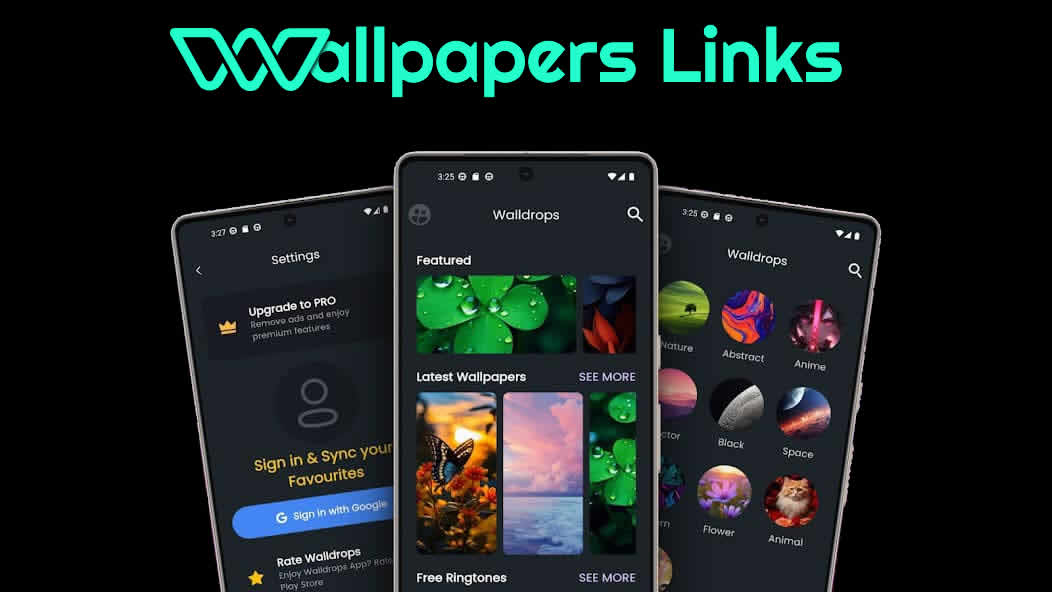 Wallpapers Links App Banner